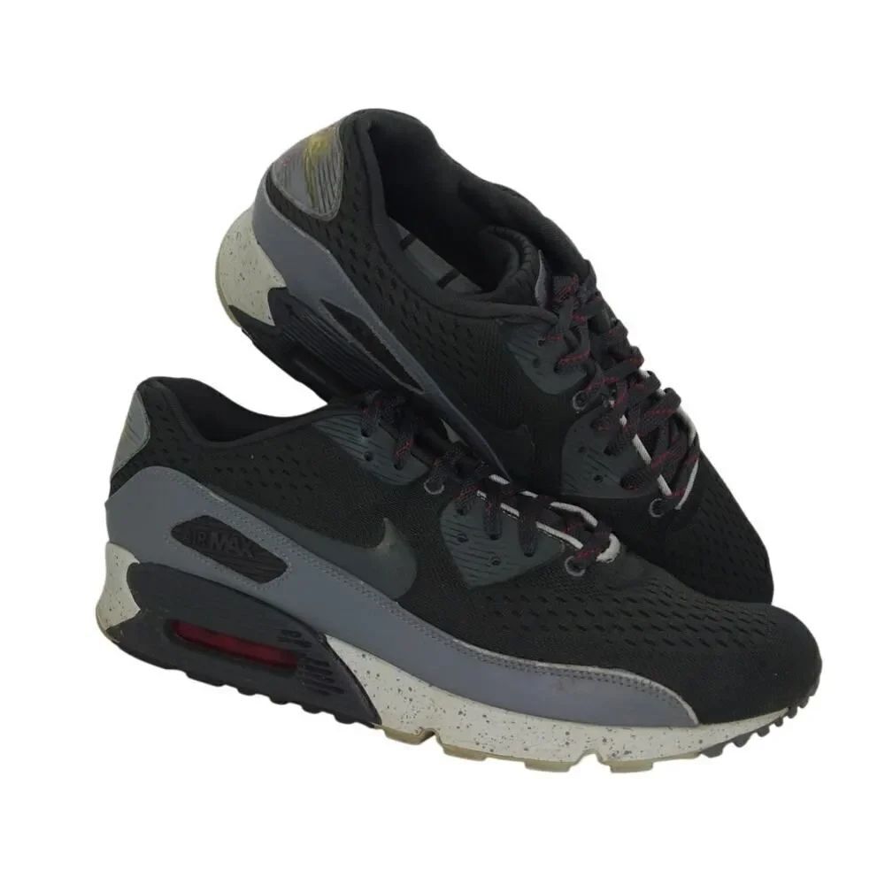 Nike Air Max 90 Mens Pre-owned Three-Tone Gray Running Sneakers - sz. 12 WOW!!!!